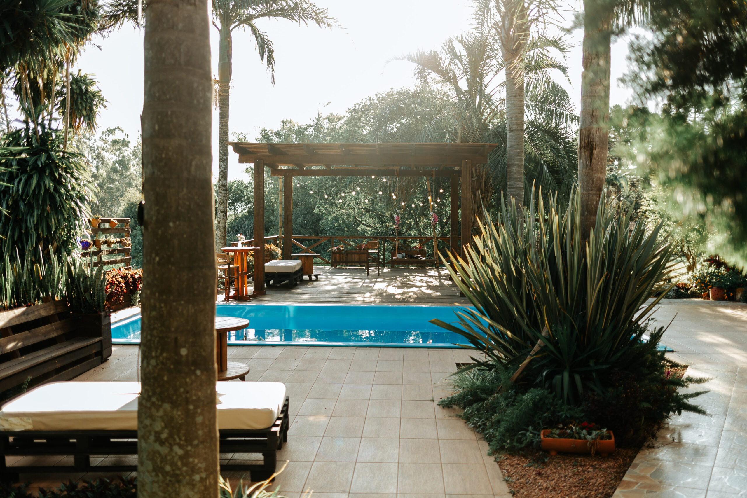 Deck Romântico do Sítio Girassol